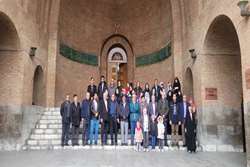 ایثارگران دانشگاه علوم پزشکی تهران به همراه خانواده از موزه ملی ایران دیدن کردند