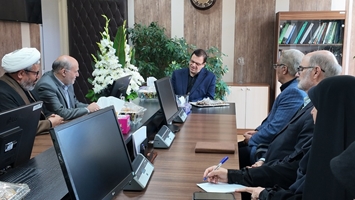 دیدار مشاور رئیس دانشگاه علوم پزشکی تهران در امور ایثارگران و همراهان با دکتر باقر لاریجانی رئیس پژوهشگاه غدد و متابولیسم